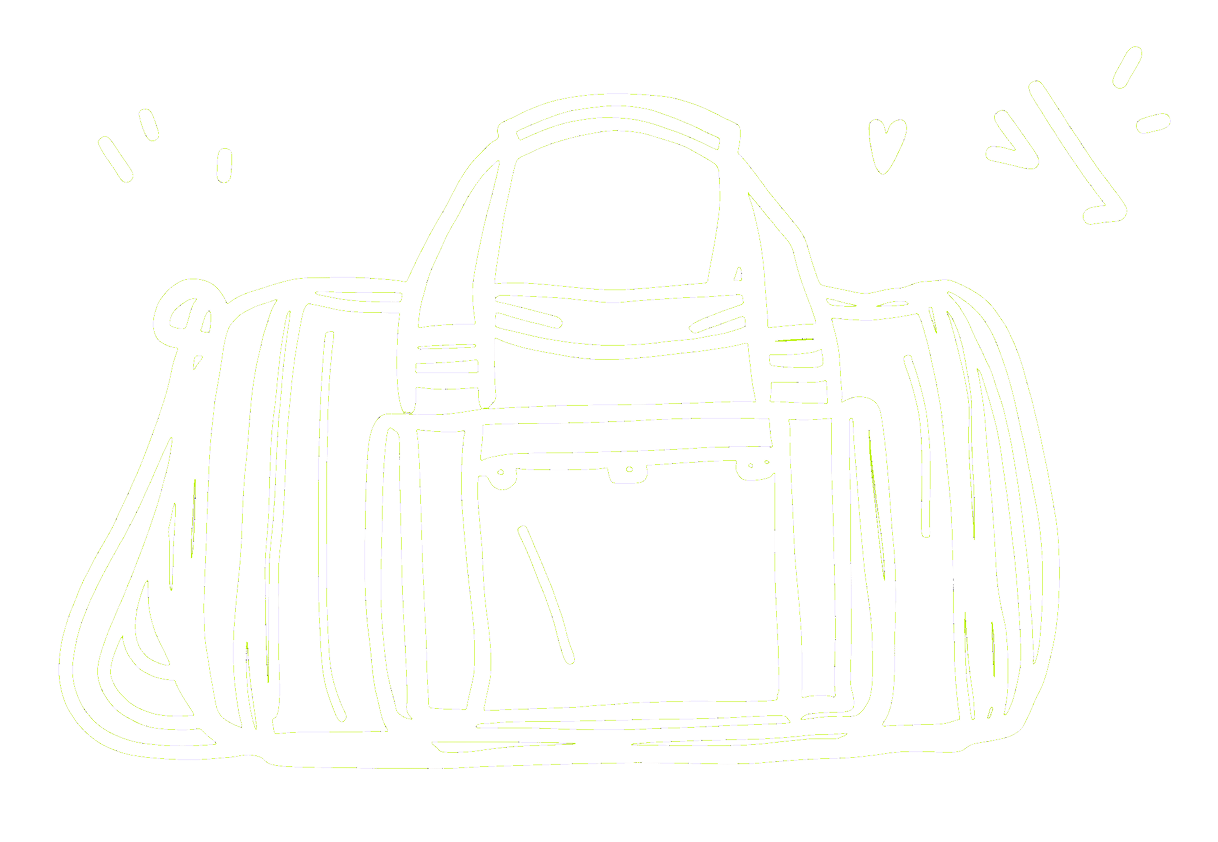 Ilustração de bolsa de treino